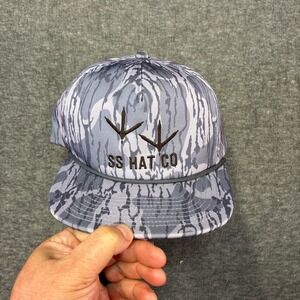 Southern string hat co Men hat Grey Camouflage Waterfowl Hunting Flat Brim